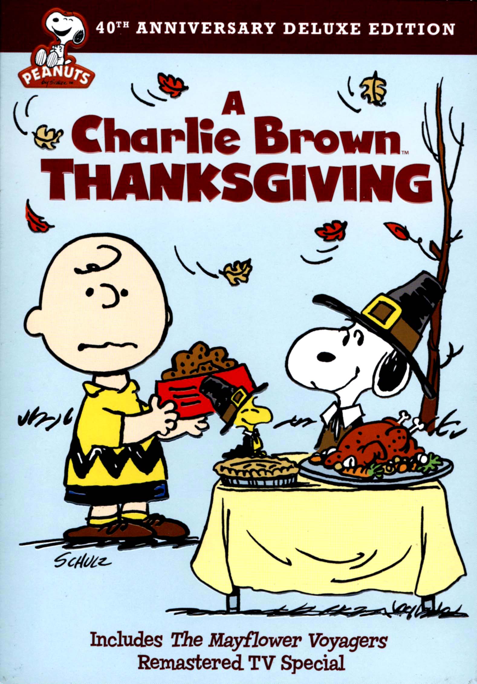 a charlie brown thanksgiving dvd cover