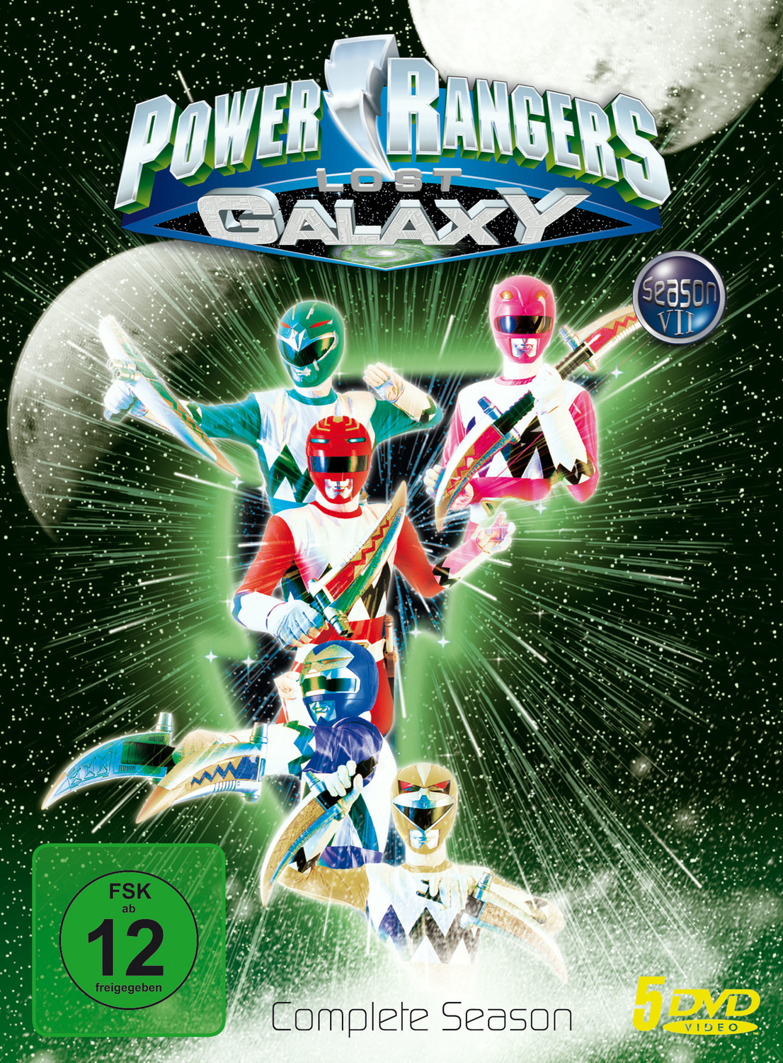 power rangers lost galaxy the complete series german release dvd cover